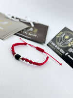 Pulsera de Protección para Bebé - Azabache Real, Ojo Turco, Cornalina y Oro de 14kt - Amuleto contra el Mal de Ojo
