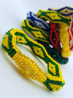 Ilde Orula Camino Oshun / Ochun elastico 10 Cristal 2mm