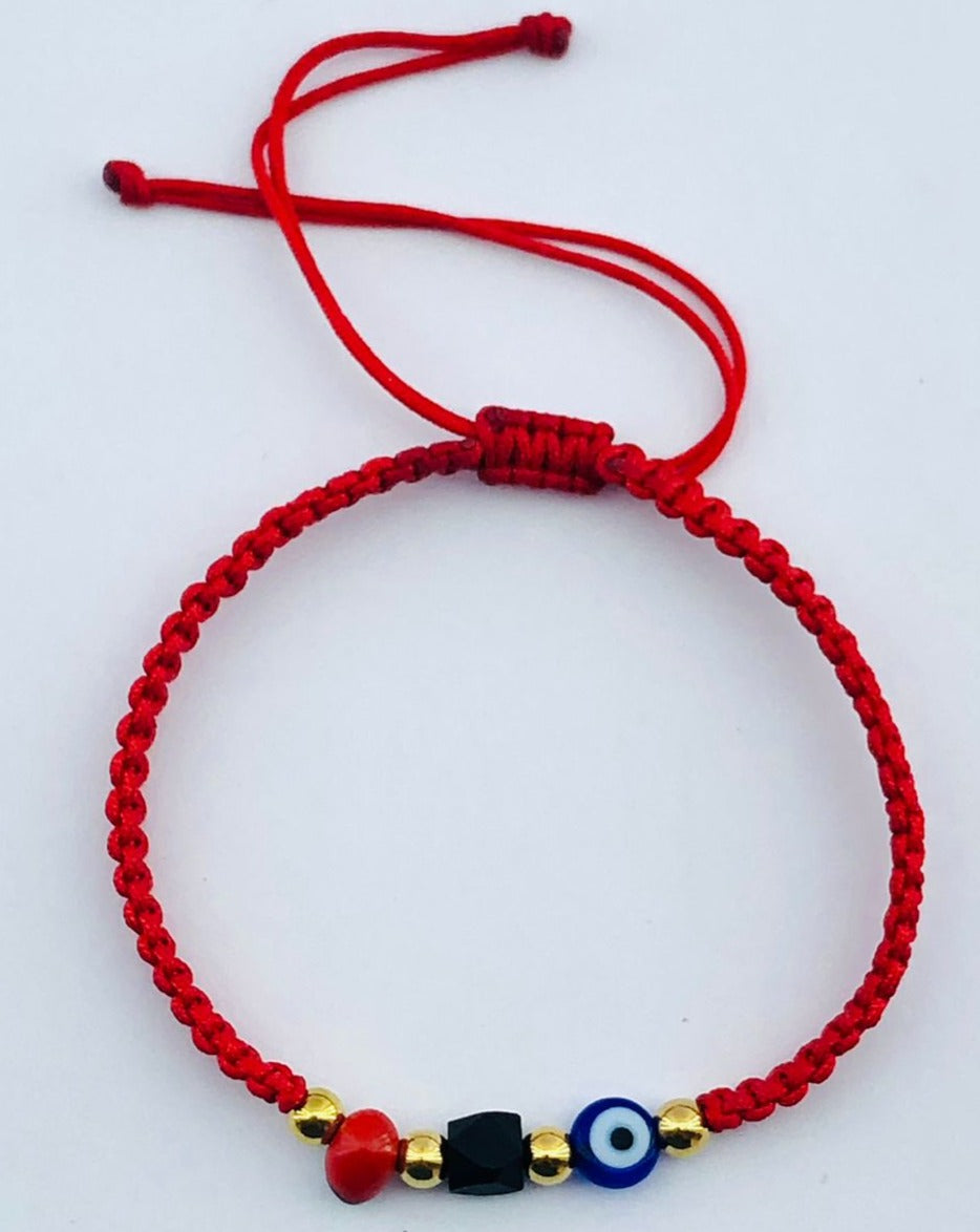 Brazalete Ojo Turco, Azabache Y Peonia