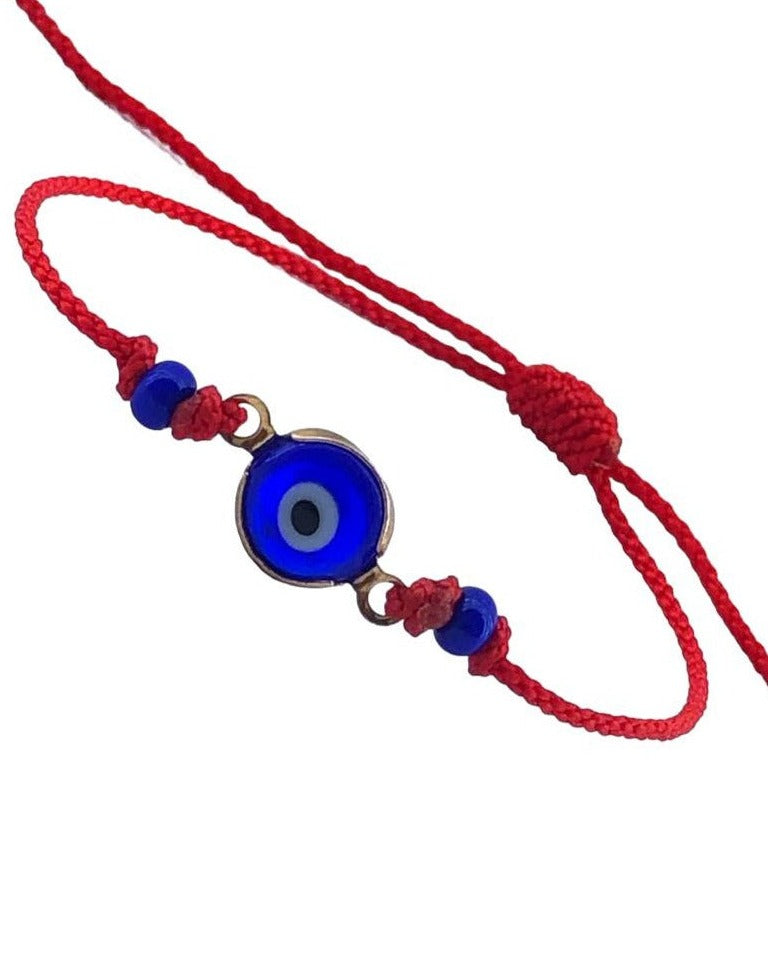 Brazalete Ojo Turco Azul Hilo Terlenca