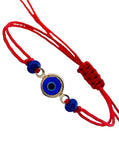 Brazalete Ojo Turco Azul Hilo Chino