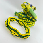 Orula Ilde | Diamond pattern - Handmade green & yellow crystal beads Spiritual Protection Bracelet