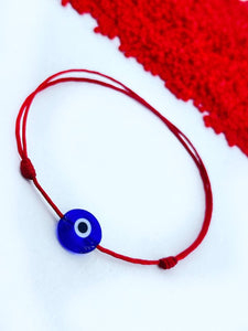 Pulsera Minimalista Ojo turco Azul Mal de ojo good luck