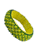 Ildé de Orula / Orunmila Auténtico | Pulsera de Protección Espiritual Santería Yoruba | Eleke Orula Verde y Amarillo