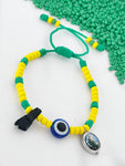 Pulsera Brazalete de proteccion buena suerte Tres elementos