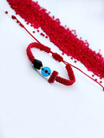 Azabache bracelet  Ojo Turco Azabache y Balines de Oro 14 Kt de Bebé
