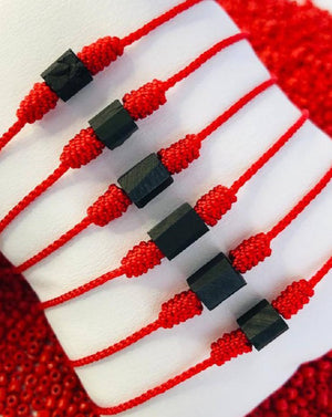 Brazalete Azabache Puño cuadrado