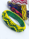 Ildé de Orula/Orunmila Auténtico | Pulsera de Protección Espiritual Santería Yoruba | Eleke Orula Verde y Amarillo | Religioso Afro-Cubano